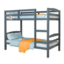 Kingston Single Pine Wood Convertible Bunk Bed